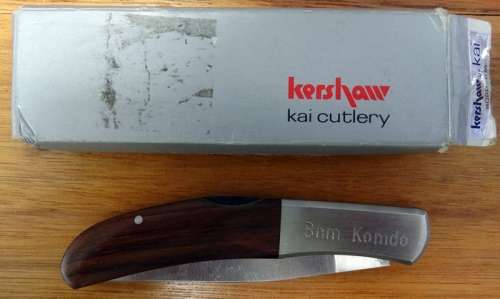 Kershaw To Genl JJ Geldenhuys with original Box and papers