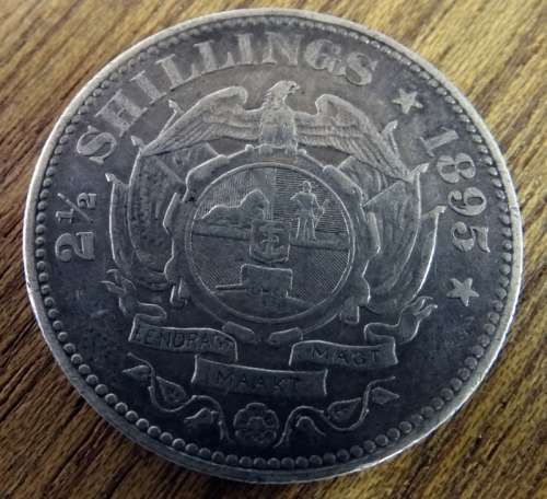 ZAR Two and a Half Shilling 1895