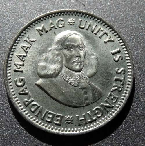 Unc 1963 South African 2 1/2c