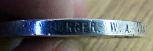 ##  Anglo Boer War Medal To Burger WA van Zijl  ##