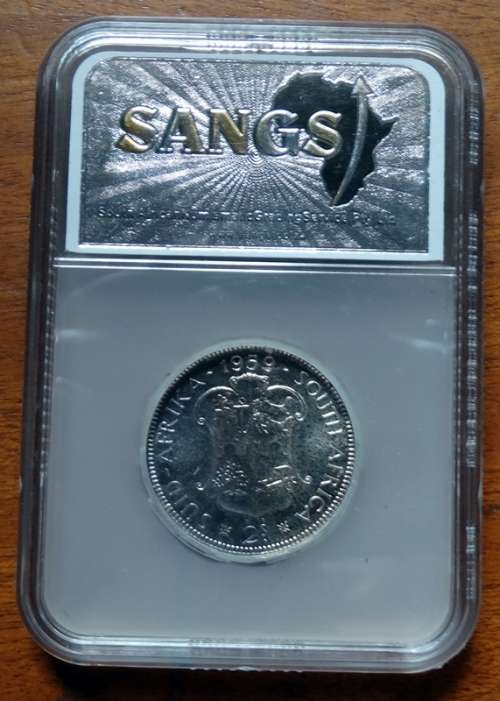 ## 1959 South African Two Shilling PF64 ##