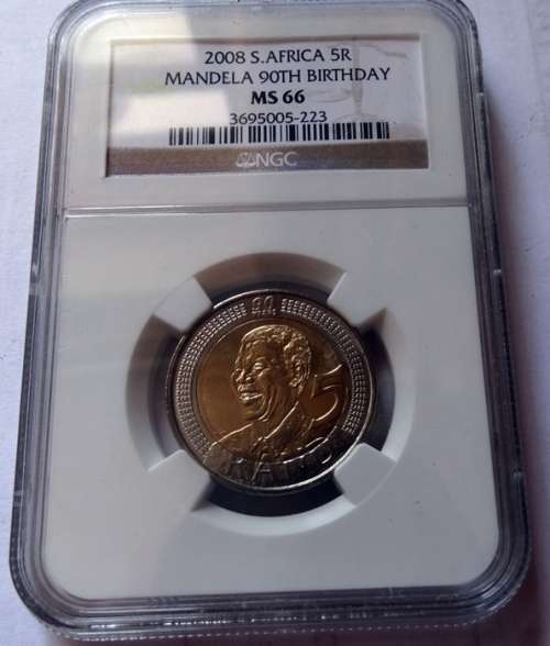 Most Graded Coin in the World 2008 Mandela 90th Birthday