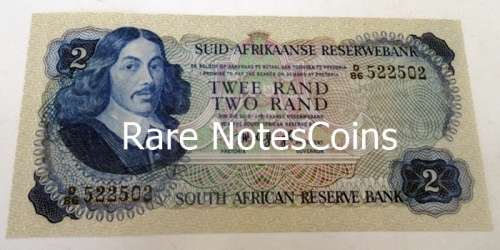 TW De Jongh 2nd Issue Afr/Eng Two Rand Note