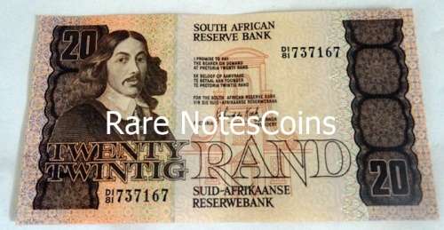 GPC De Kock Twenty Rand Note Eng/Afr