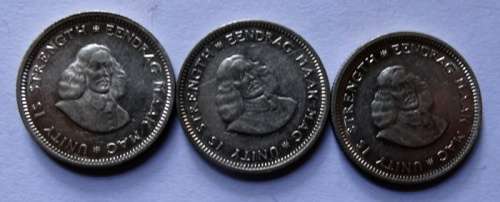 1962, 1963, 1964,  5c Coins