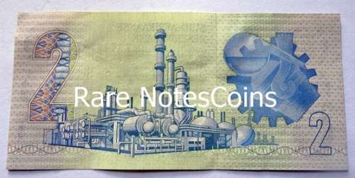 Unc C Stals AA 2nd Issue A/E Two Rand Bank Note