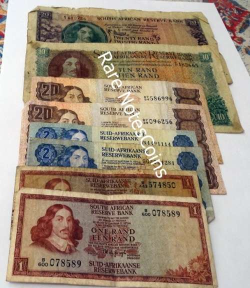 Various Low Grade South African Notes
