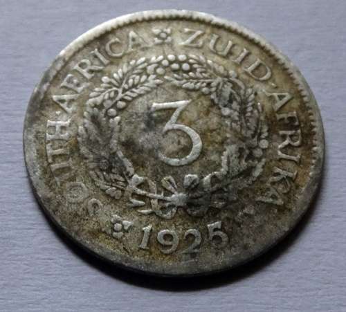 Scarce 1925 South African Tickey