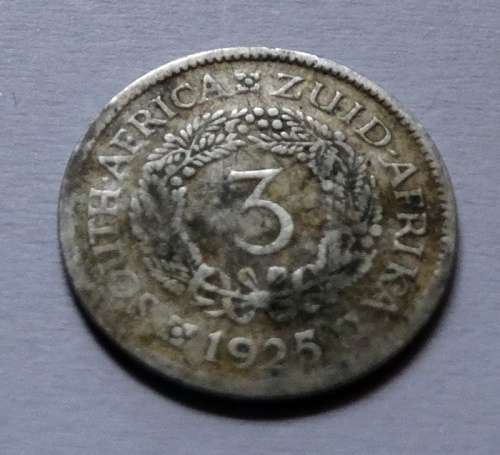 Scarce 1925 South African Tickey