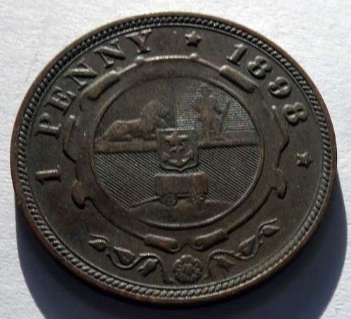 Stunning 1898 ZAR Penny