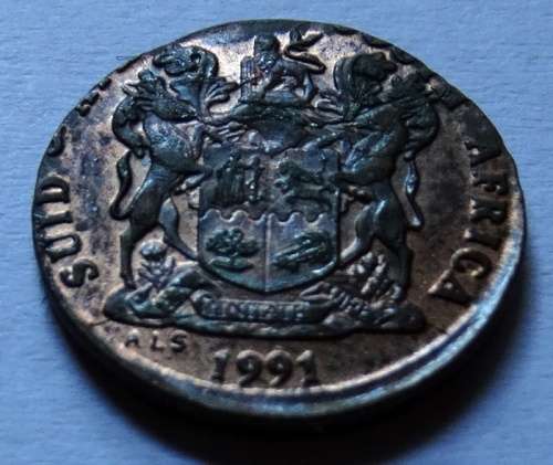 Unc 2c Error Coin Struck on 1c Blank