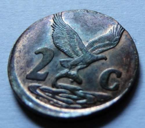 Unc 2c Error Coin Struck on 1c Blank
