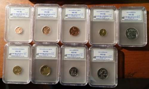 South African Graded 1994 MS64 set