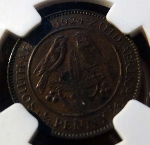 1924 South African XF Quarter Penny
