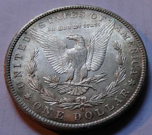 1904 Unc  O Silver Morgan Dollar