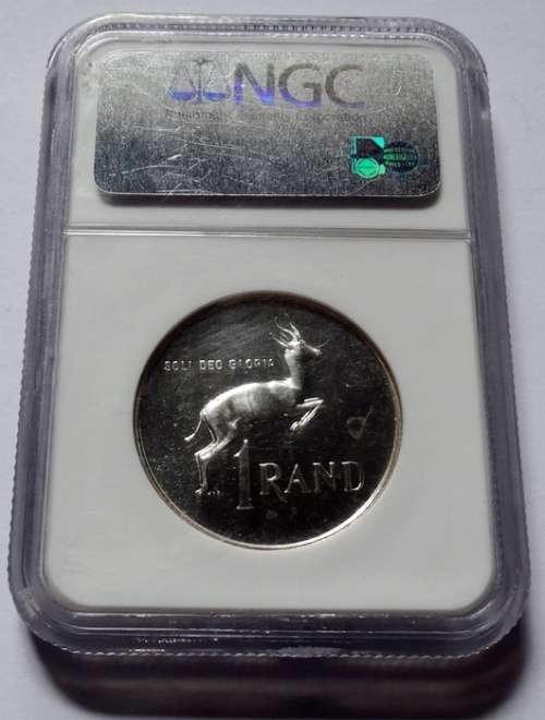1965 Proof South African Silver R1