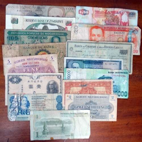 15 International Banknotes Lot H