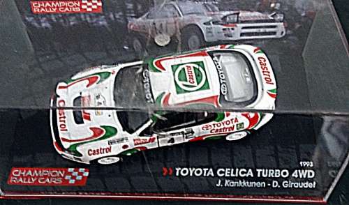 Champion Rally Cars Toyota Celica Turbo 4WD J Kankkunen & D Giraudet 1/32 (in Original Box)
