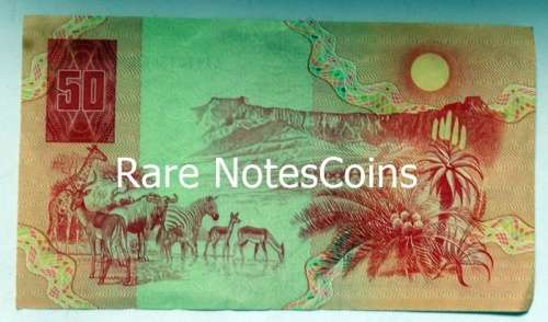 Gerhard De Kock AA Fifty Rand Note A/E