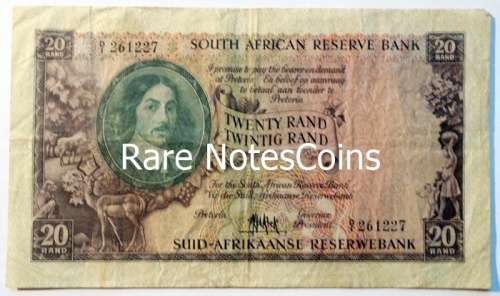 MH De Kock 4th Issue Twenty Rand Note Eng/Afr