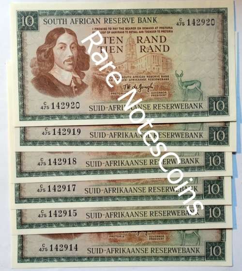 6 Unc Sequential TW De Jongh R10 Notes E/A