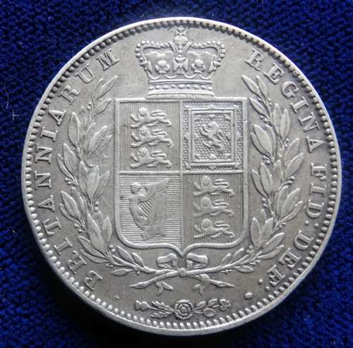 ## 1842 Victoria UK Halfcrown  ##