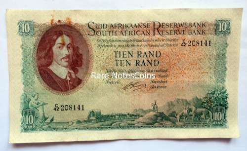 ## G. Rissik  Ten Rand Banknote ## C42
