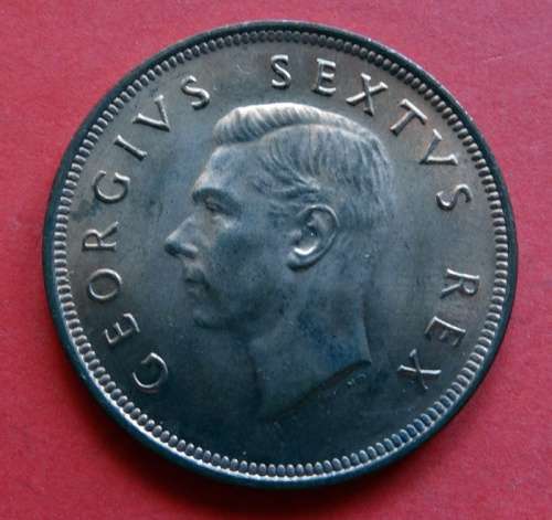UNC 1952  South African Penny. Mintage: 12 673 815
