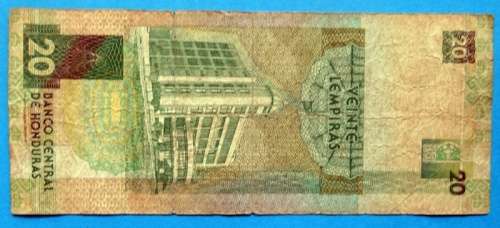 1994 Honduras 10 Lempiras Banknote