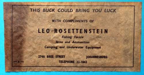 $1000 Usa Banknote Leo Rosettenstein Fishing Shop Token.