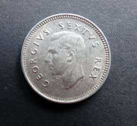 1950 South African Union Tickey