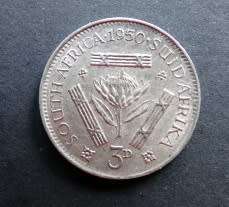 1950 South African Union Tickey