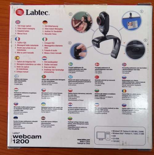 Labtec Webcam 1200 New in Box