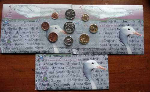1996 South African Unc Set. Envelope Type. Bid per set