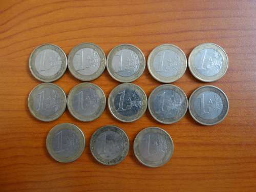 Collection of 13 Euro Coins. Value R231