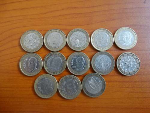 Collection of 13 Euro Coins. Value R231