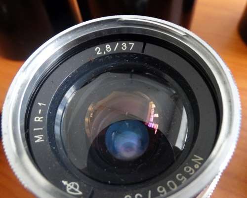 Zenit-E Set of 2 lenses and an extension Tube.. Clean and well kept trio in Leather bag