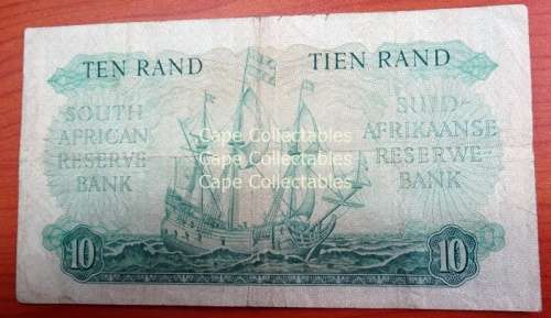 Rissik 1 St issue Ten Rand Note E/A