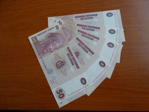 5 Sequential Congo Banknote (Uncirculate)