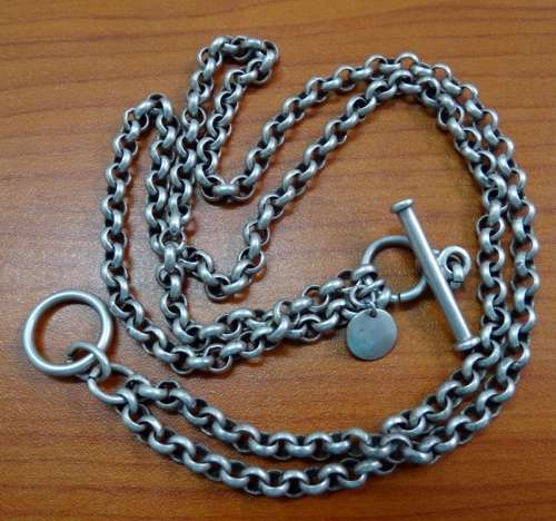 Miglio T Bar Chockers Chain.. 51.04 gram 37cm long
