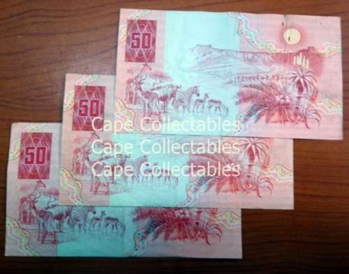 3 GPC de Kock  3rd Issue A/E  Banknotes AF