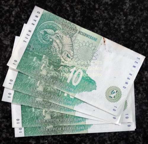 6 TT Mboweni  1 St issue Ten Rand Note