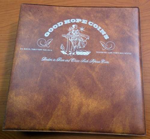 Brown Coin Album with 5 Pages and coins