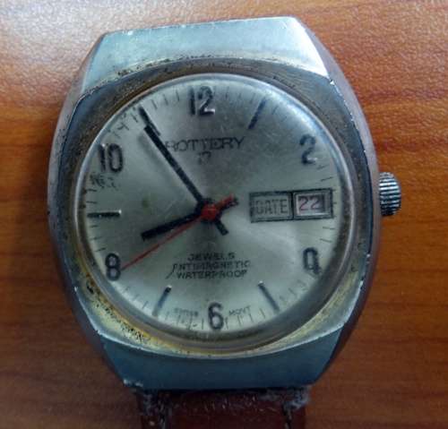 Rotary 17 Jewel Antimagnetic Waterproof Wind up Men's Watch. Restoration or Spares
