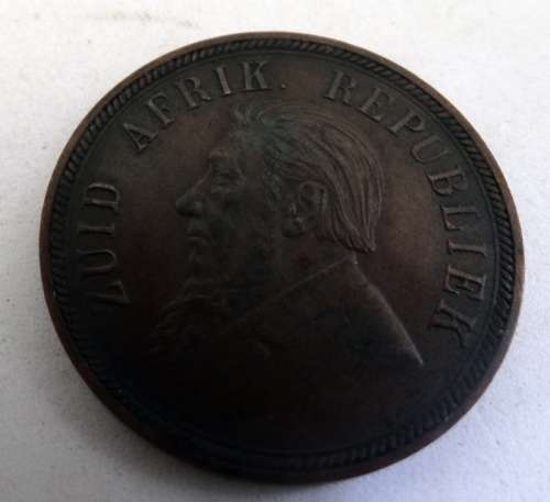 1898 ZAR Penny . Mintage:262 830