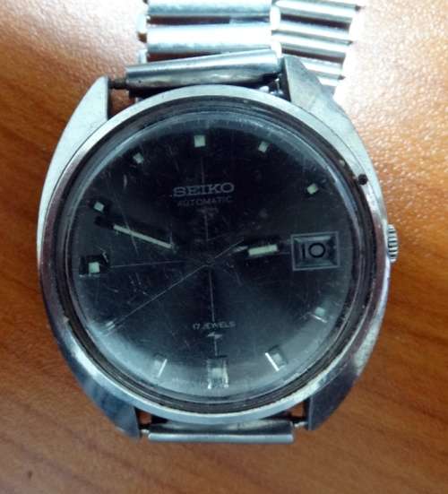 Seiko Automatic Winder Men's watch. Working  For restoration or Spares