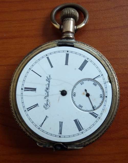 Elgin Pocket Watch Works .For Spares or Restoration