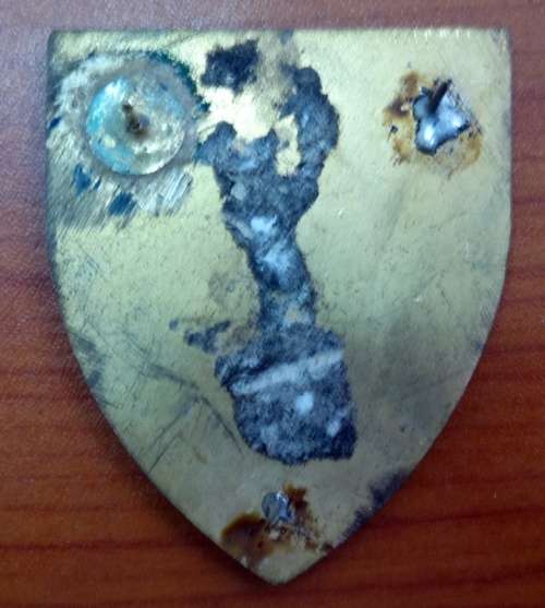 SADF Army School of Engineers Shoulder Flash . All pins intact. Bid per badge.