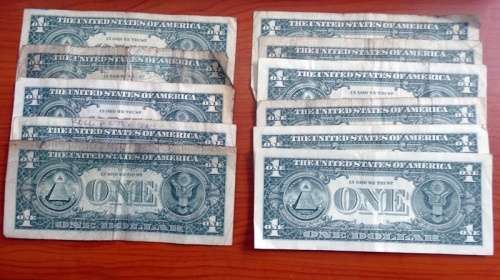 12 Various dates USA $1 notes