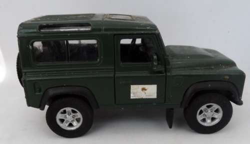 Welly's Land Rover defender 10cm wide X 5cm High